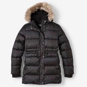 Girls 10/12 Eddie Bauer super warm down winter coat.